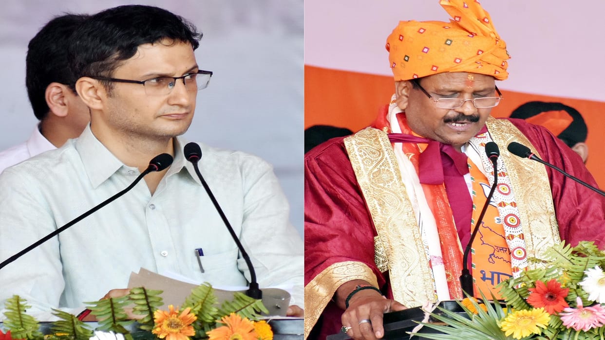 Ganesh Kesarwani Mayor of Prayagraj Commissioner administered the oath of office and secrecy