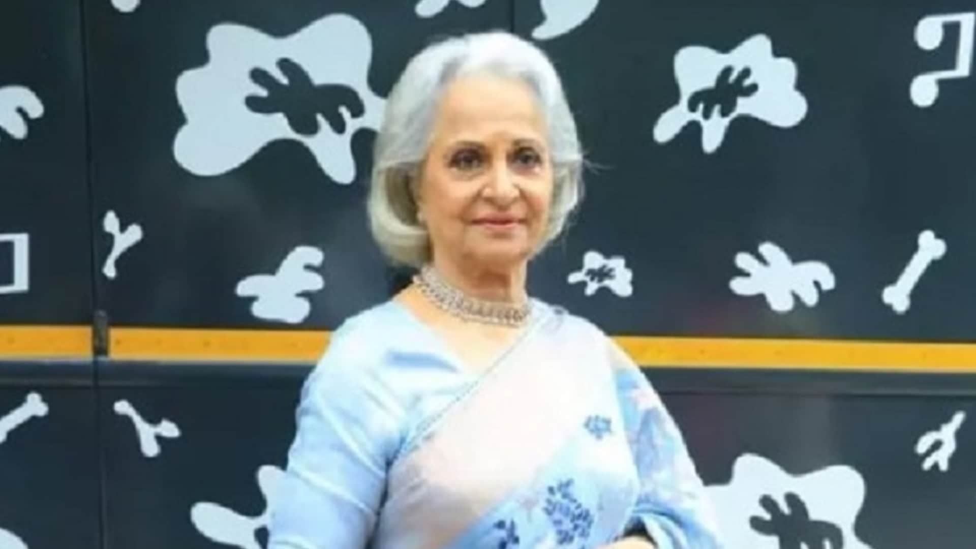 Waheeda Rehman declared recipient of the prestigious Dadasaheb Phalke Lifetime Achievement Award this year
