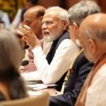 नीति आयोग की गवर्निंग काउंसिल की आठवीं बैठक में पीएम मोदी।