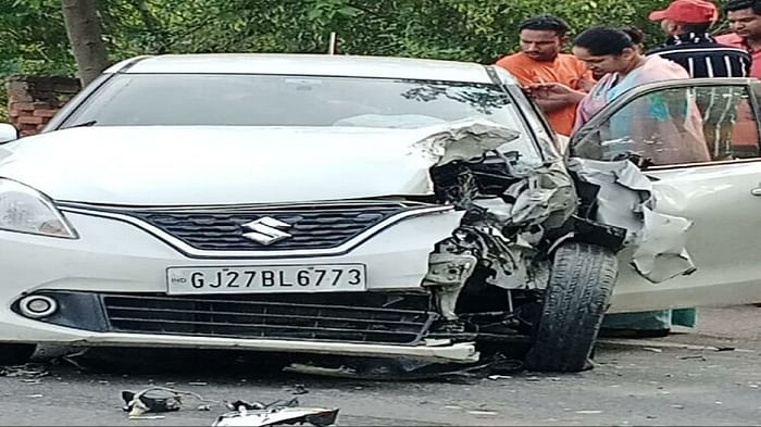 Four including couple, son and daughter died due to car collision, kept dragging for 50 meters