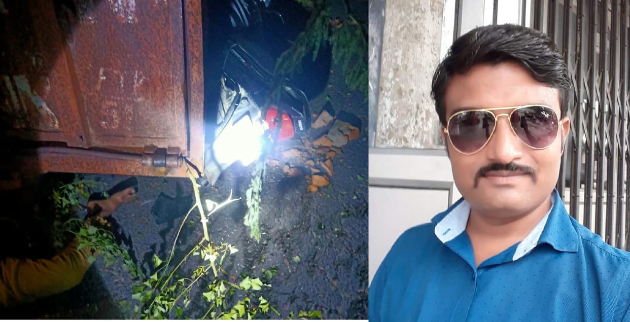 Fatehpur Accident, uncontrolled bike collided with trolley, painful death of young man