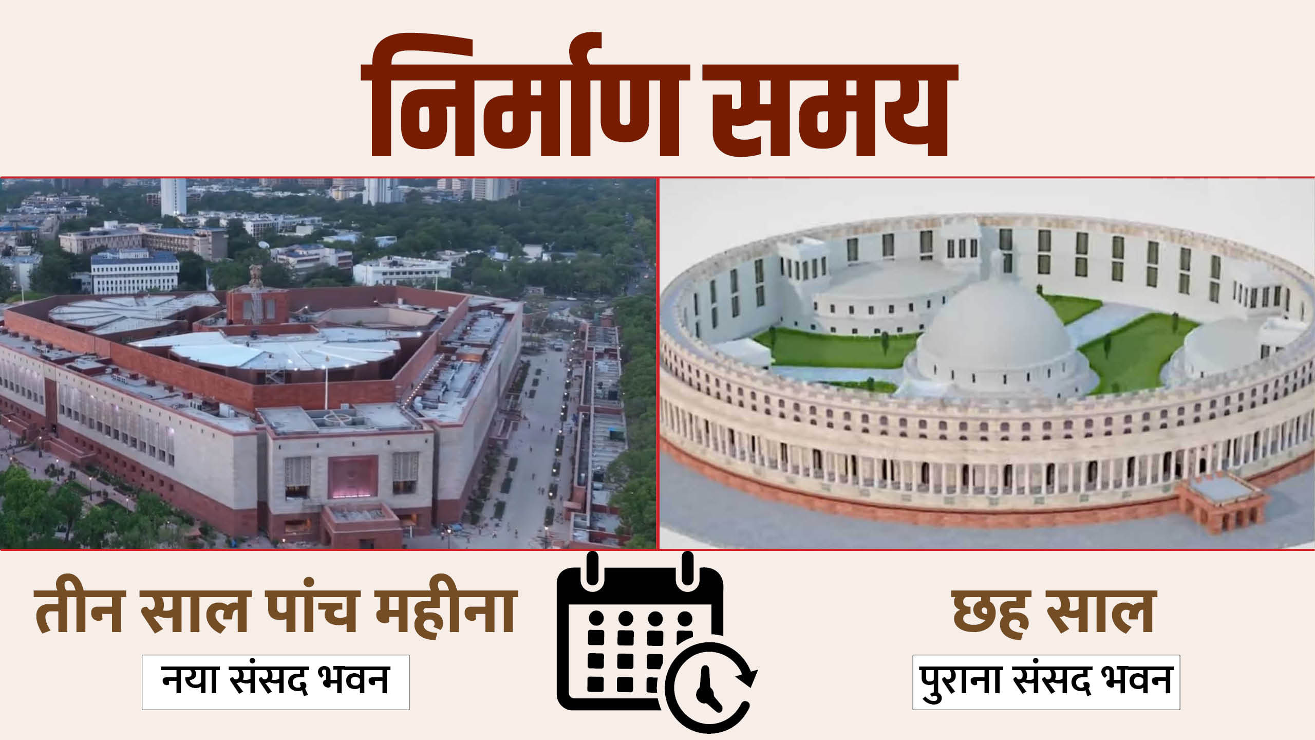 मौजूदा संसद भवन vs नया संसद भवन