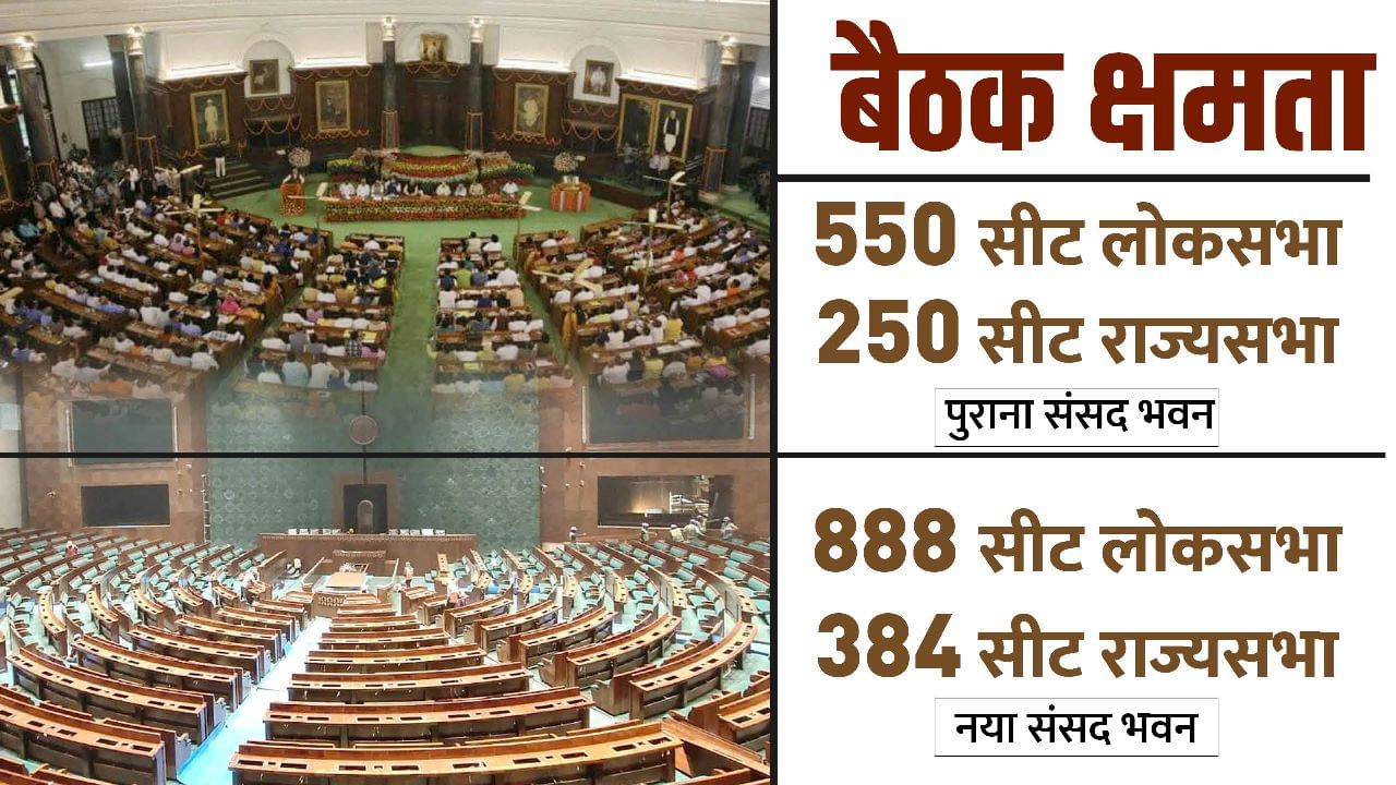 मौजूदा संसद भवन vs नया संसद भवन