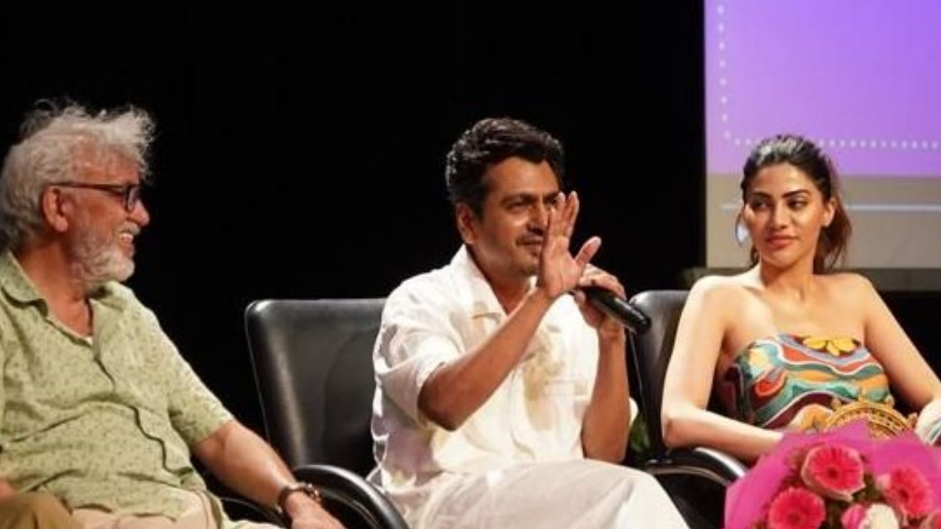 Nawazuddin Siddique in Lucknow for film promotion.