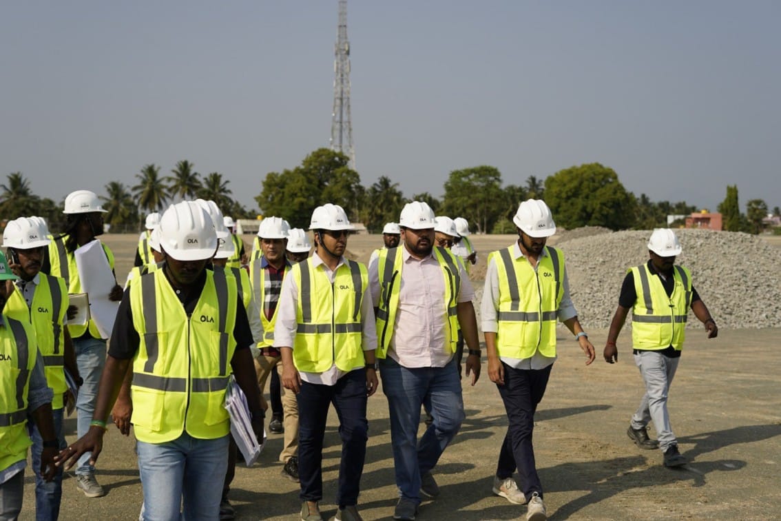 Ola Electric starts construction of battery cell Gigafactory, promises to be largest EV cell facility in India