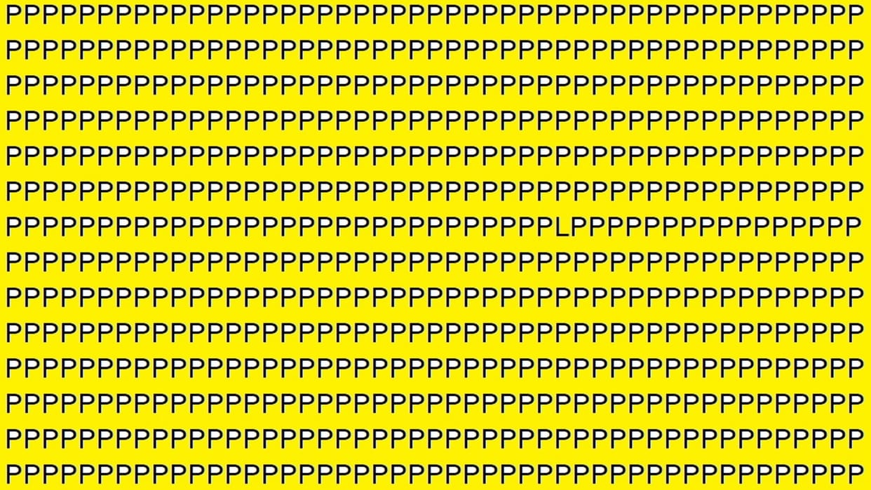 Optical Illusion:  can you find word L you have 8 seconds