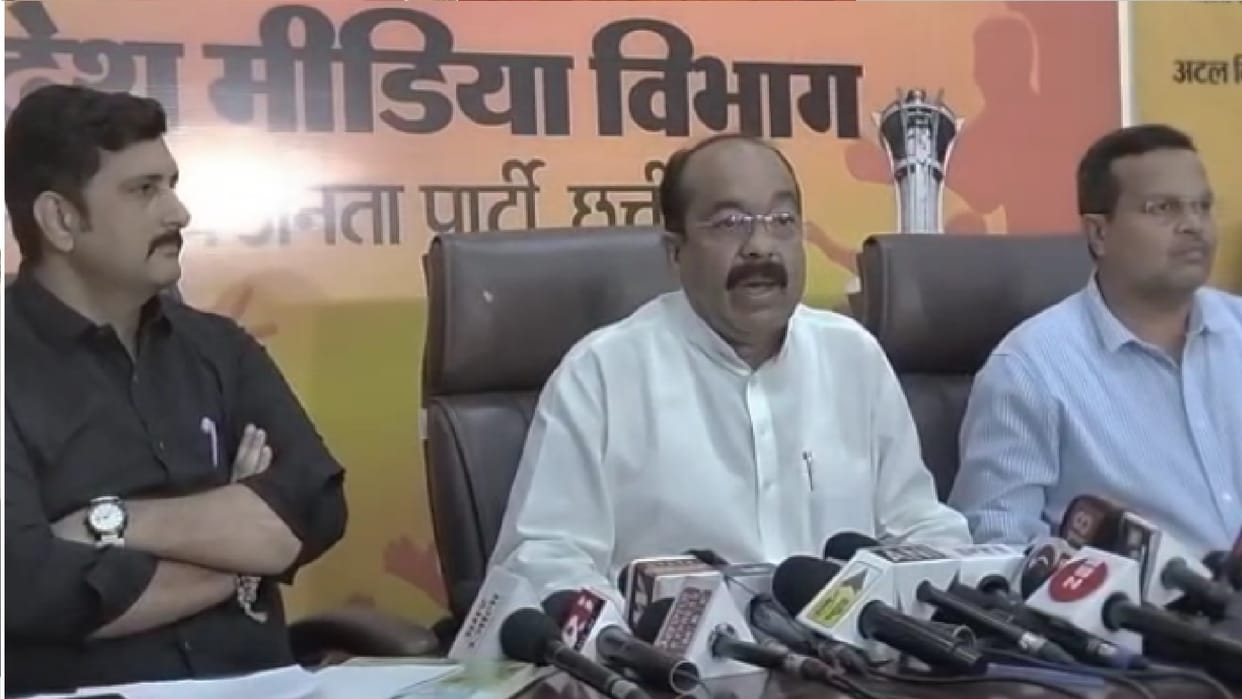 BJP asked 27 questions to CG congress in raipur