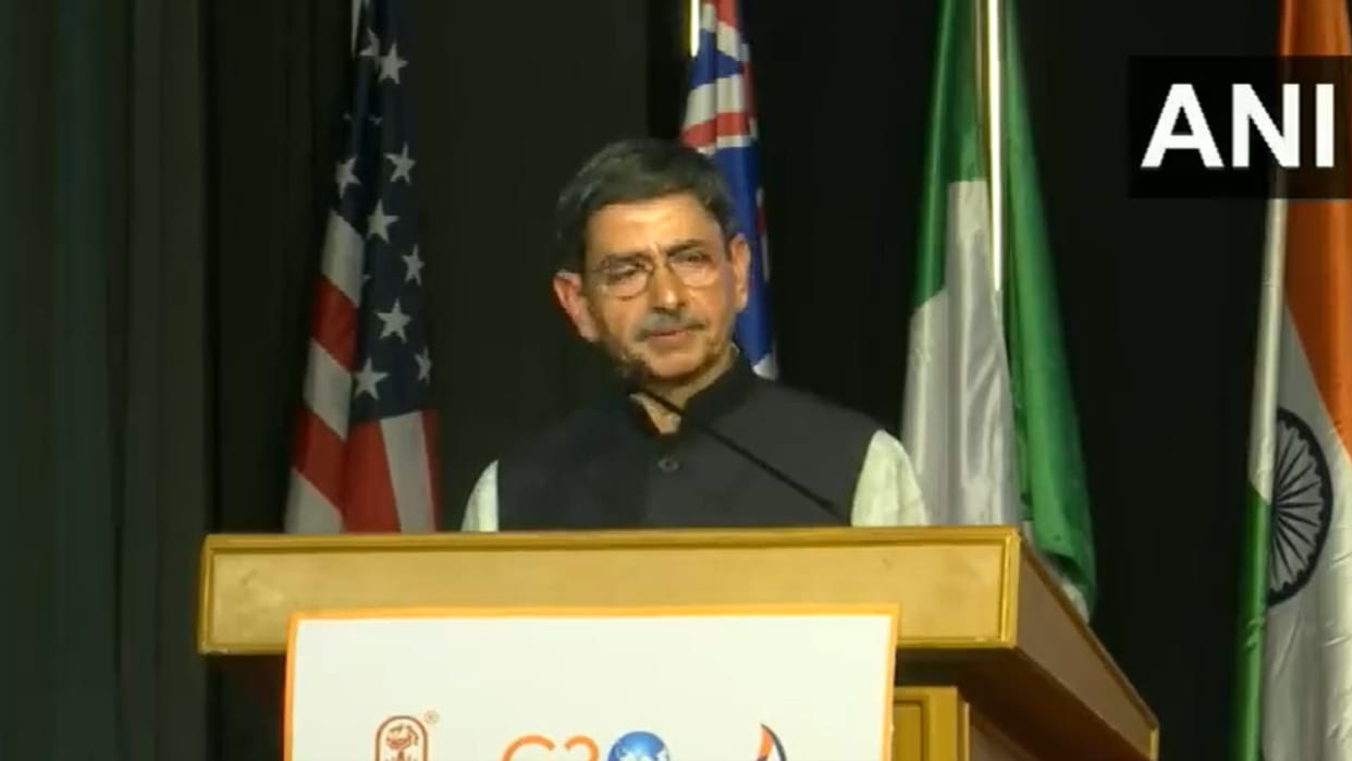 Tamil Nadu Governor RN Ravi at G20 International Conference at Mahabalipuram