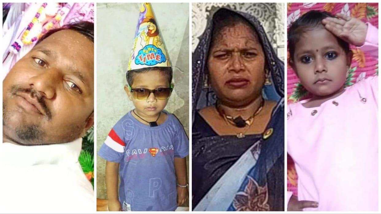 Four including couple, son and daughter died due to car collision, kept dragging for 50 meters