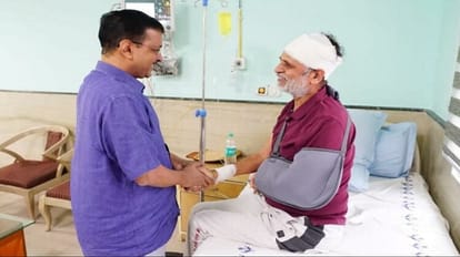 Arvind Kejriwal met Satyendar Jain in the hospital