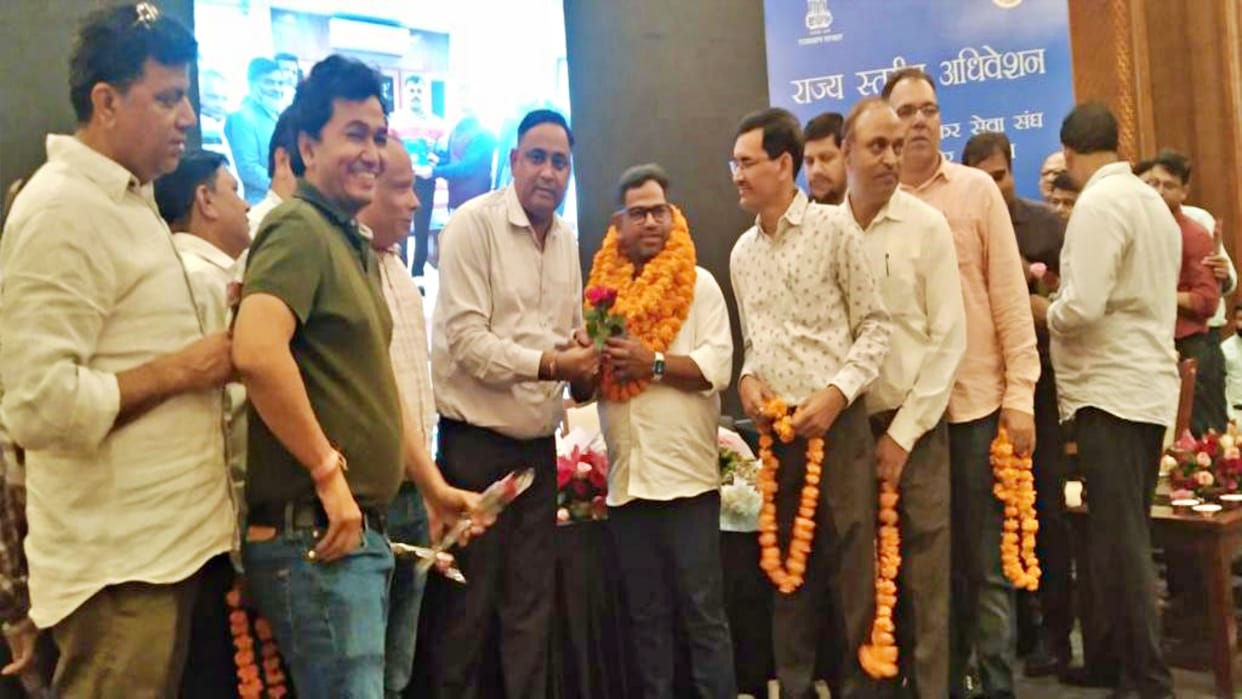 RP Bairwa became the president in Jaipur Rajasthan Commercial Tax Service Association elections