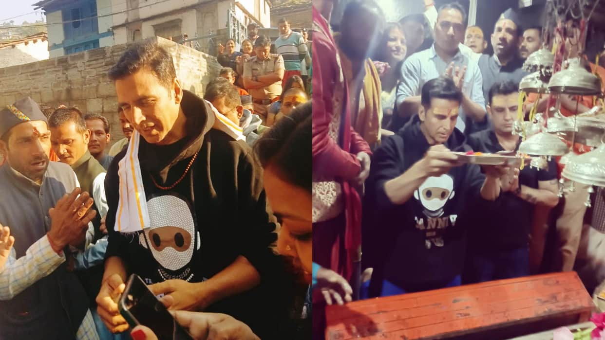 Akshay Kumar reached Jageshwar Dham took blessings of Lord Shiva Bollywood actor Uttarakhand news in hindi