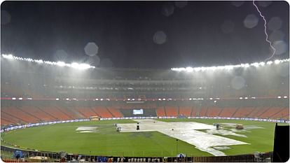 Reserve Day for IPL Final 2023 CSK vs GT Match Delayed due to Rain in Rain in Ahmedabad Cricket Stadium Update