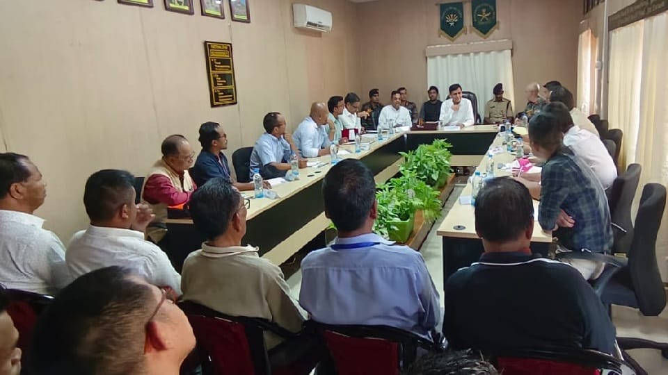 High level meeting in capital ahead of Union Home Minister amit shah visit in Manipur