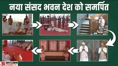 PM Modi dedicated the new Parliament House, see the journey from Sengol establishment to inauguration in pics