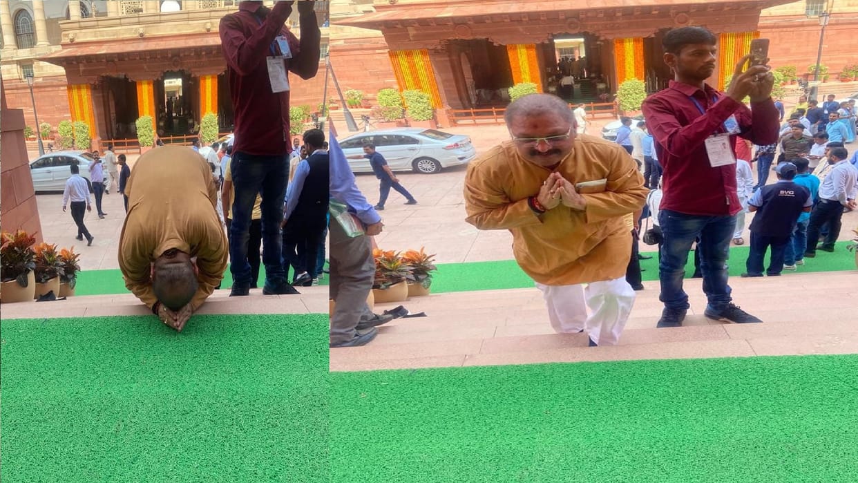 Chhattisgarh MPs shared pictures of New Parliament Building new delhi