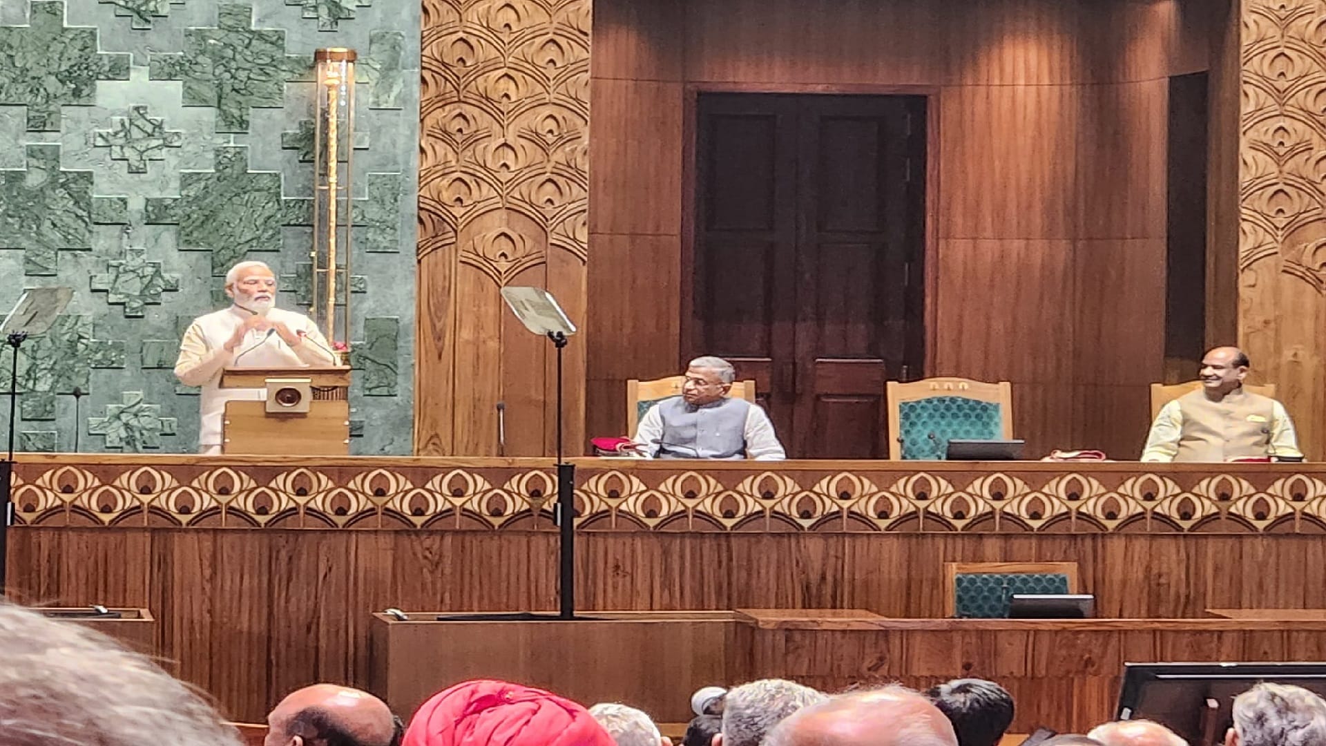 Chhattisgarh MPs shared pictures of New Parliament Building new delhi