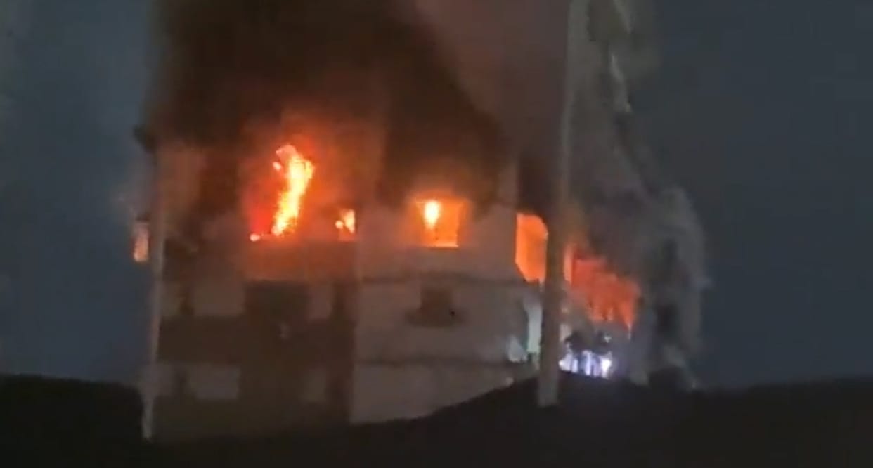 Fire breaks out in high rise near Breach Candy Hospital in Mumbai