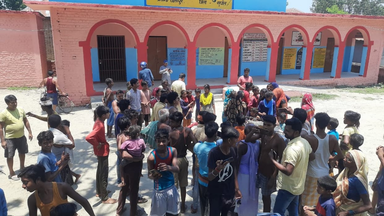 45 children ill after eating mid day meal in Supaul; five serious, admitted to Narpatganj Hospital