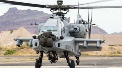 Emergency landing of Apache helicopter of Air Force in Jakhnauli village of Bhind