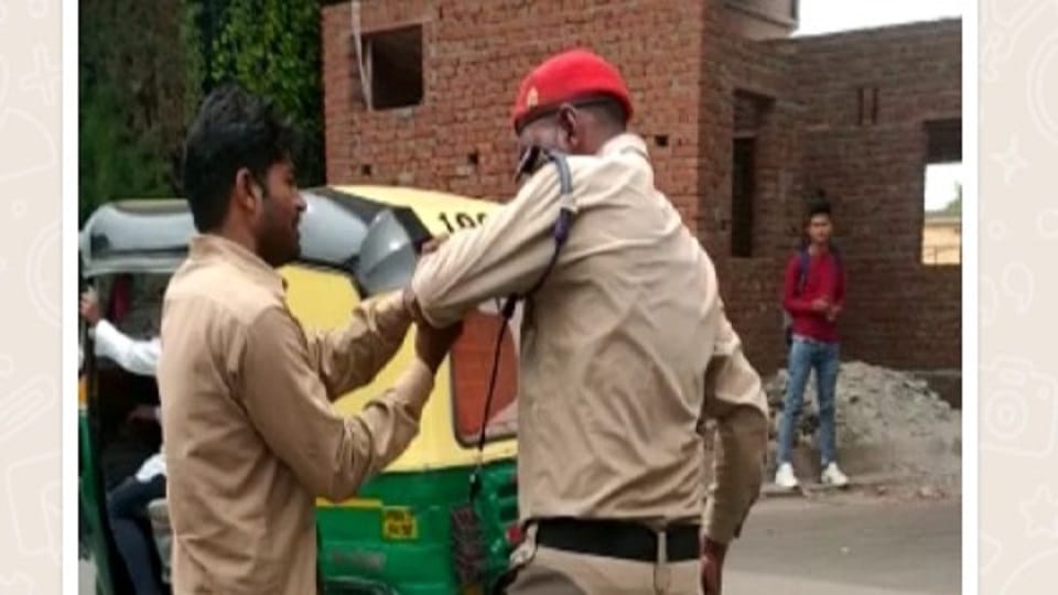 Clash between bus driver and home guard video went viral