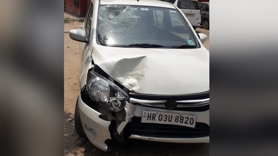 Bike Rider injured in accident in Sector 26 at Chandigarh