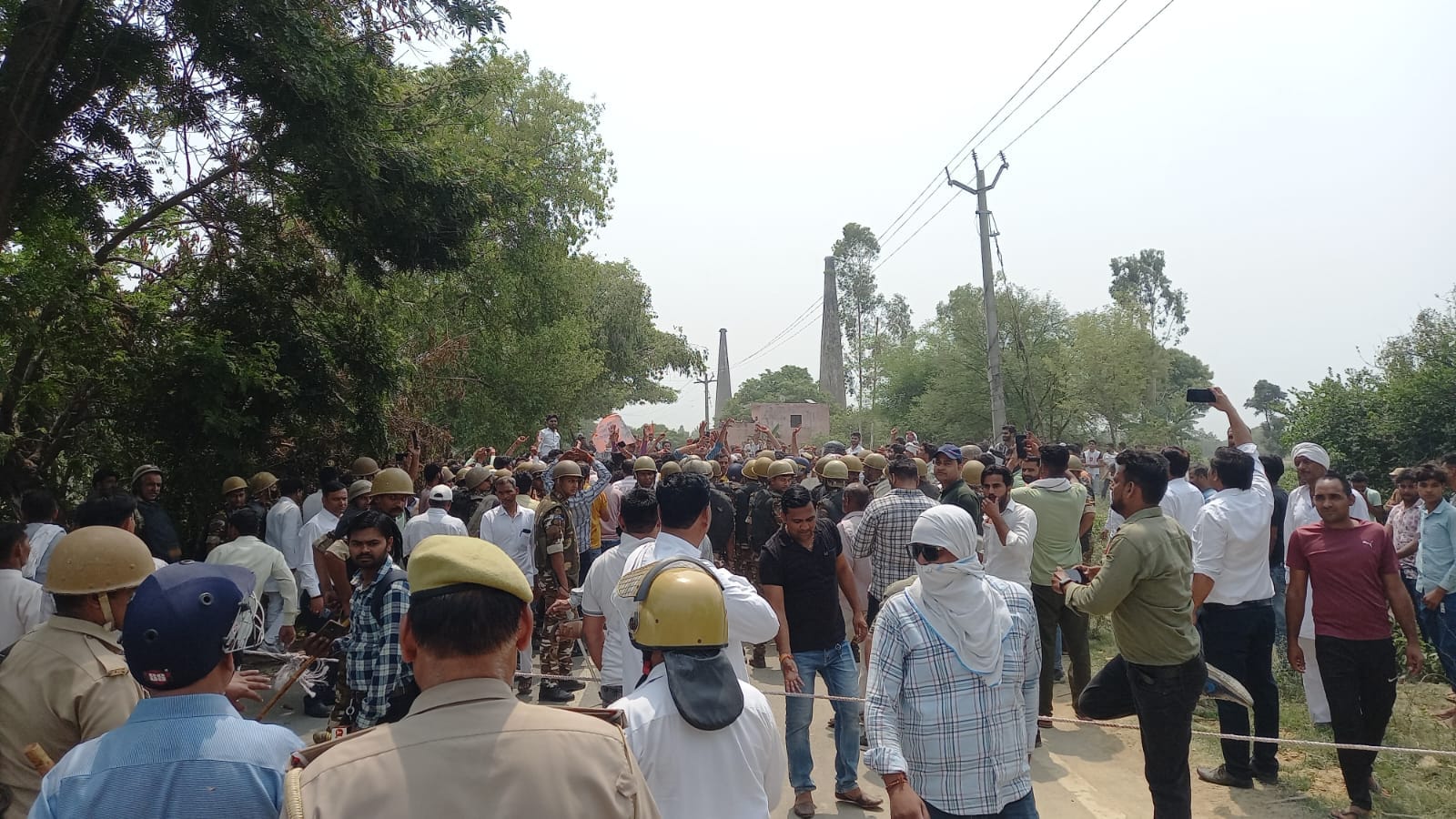 Saharanpur News : Rajput community created heavy protest on the roads and see photos
