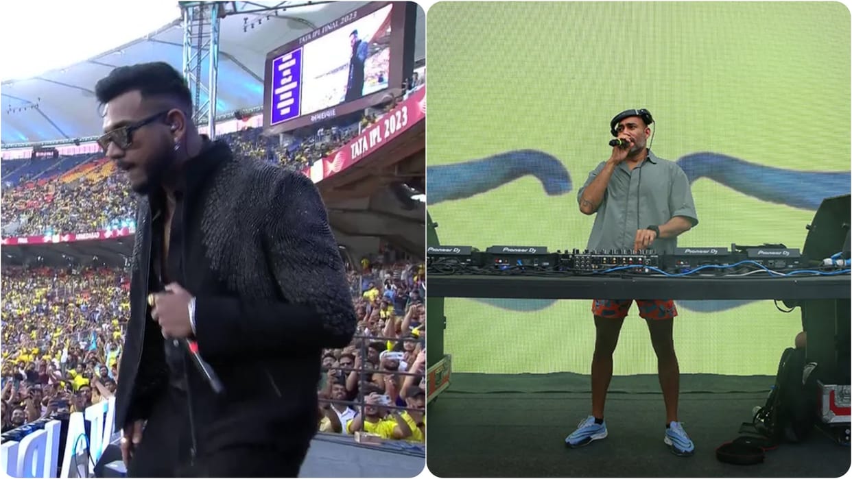 IPL 2023 closing ceremony nucleya king Divine and jonita gandhi Performance in Ahmedabad Narendra Modi Stadium