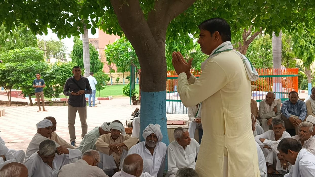 Sarvkhap panchayat held in Charkhi Dadri in support of wrestlers