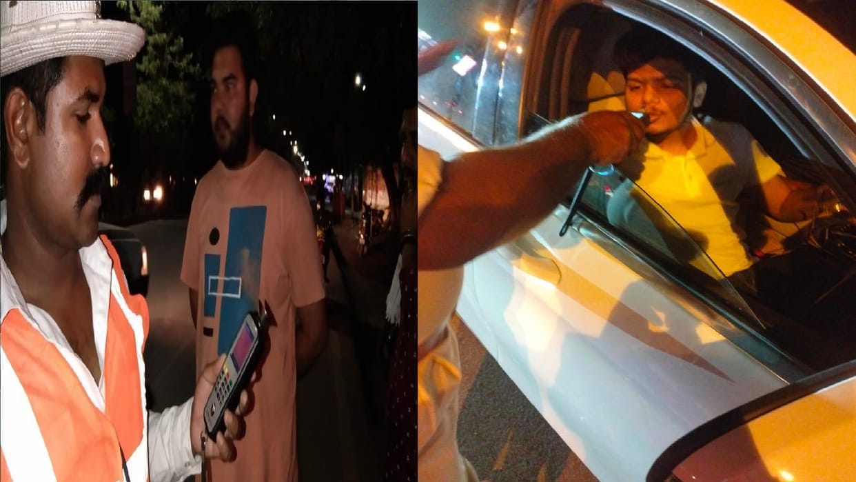 23 drivers were fined 2 lakhs, Raipur traffic police action in Chhattisgarh