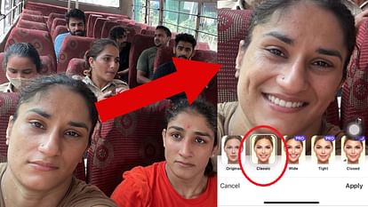 Indian Wrestler Vinesh Phogat, Sangeeta Phogat Fake Smiling AI Images Wrestlers Protest Jantar Mantar Delhi