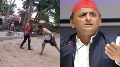 Akhilesh Yadav taunt on the UP Police over man beaten by inspector in budaun