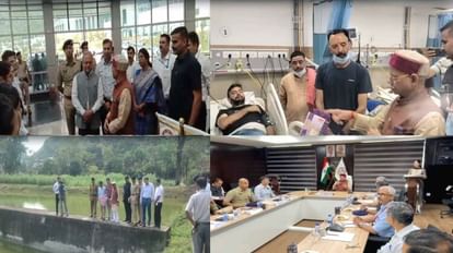 Governor Shiv Pratap Shukla inspected AIIMS Bilaspur, met patients and asked about their well being