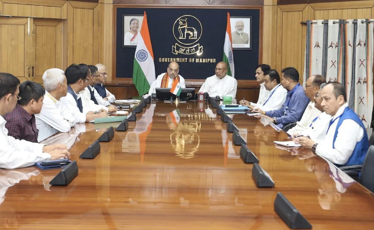 Govt working on 3 pronged approach to restore peace in Manipur Sources