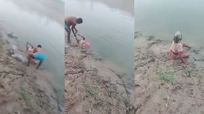 Fishermen pulled net from river an elderly woman came out alive