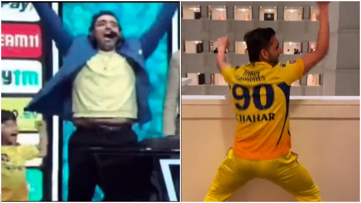 IPL 2023: Robin Uthappa and his son reaction on CSK victory, Ravi Shastri reaction, Deepak Chahar Dance, video
