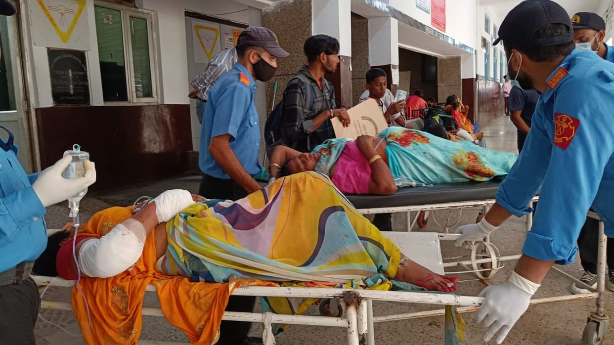 jammu jhajjar kotli accident: Marble artisan driving the bus 76 passengers were on board in 45 seater