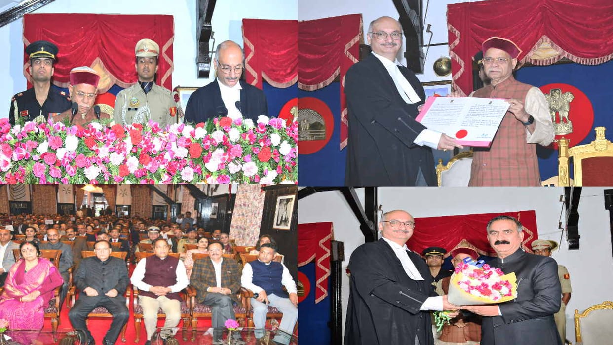 Justice Ramachandra Rao sworn in as Chief Justice of Himachal, priority to strengthen judicial system Justice
