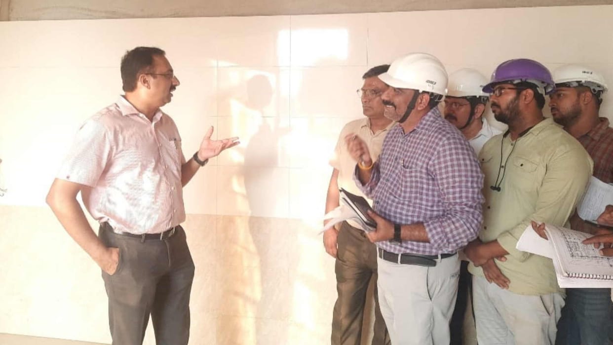 commissioner warned for quality of Atal Housing Scheme after inspection in Gorakhpur