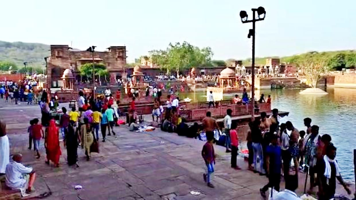 People take a dip of faith in Dholpur Machkund Sarovar on Ganga Dussehra