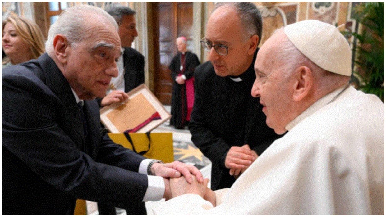 Killers of the Flower Moon director Martin Scorsese Meets Pope Francis announced plan to make film about Jesus