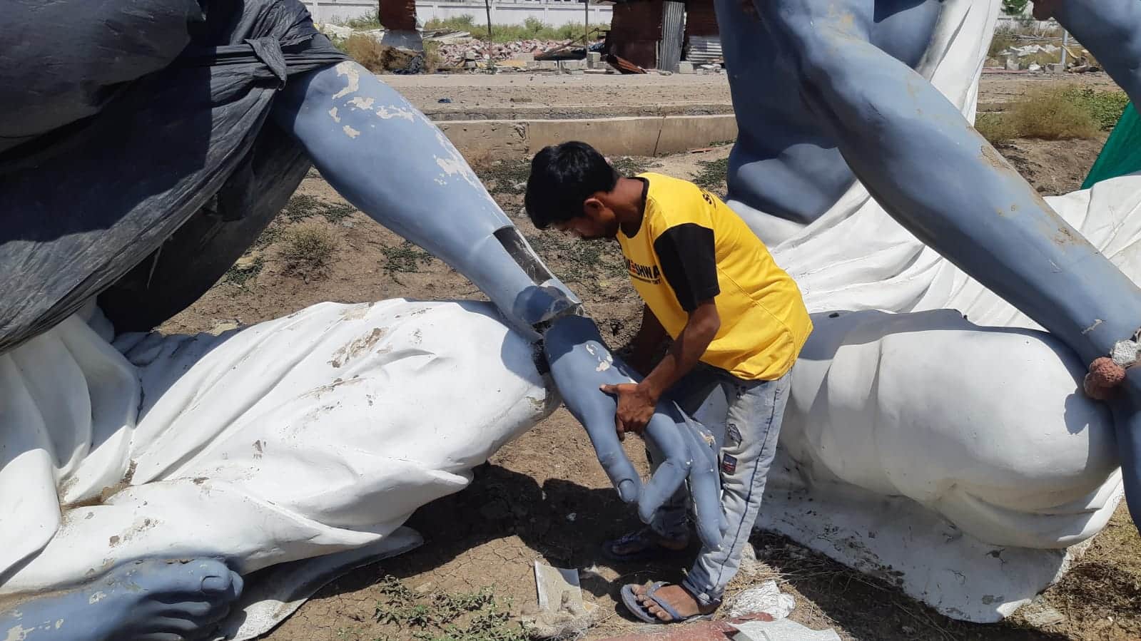 Ujjain Mahakal Lok: Artisans came from Surat to repair broken idols of Saptarishi, Congress inspected