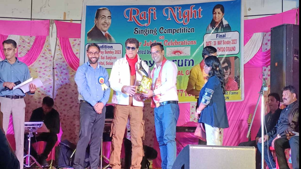 Sanwala's Vishal Tomar won Rafi Night Singing Competition