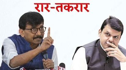 sanjay Raut attacked BJP and devendra Fadnavis told him most unhappy person in maharashtra