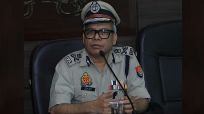 UP's acting DGP Vijay Kumar press conference in Lucknow.