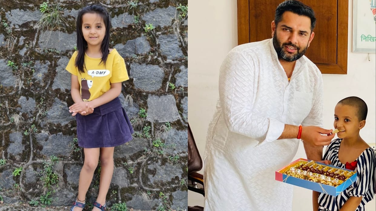 Haryana: Seven-year-old Anaya donated hair for cancer victims