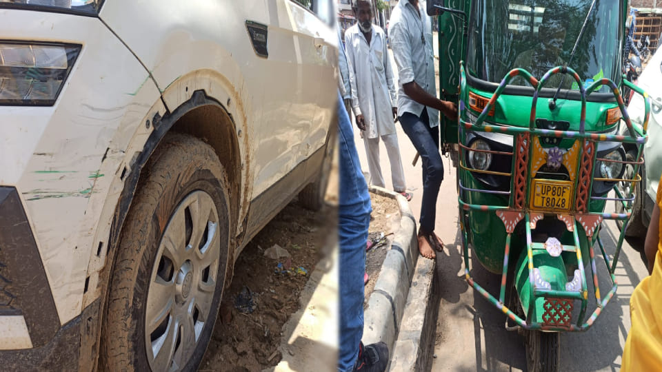 Attempted attack on son of BJP minister in Agra