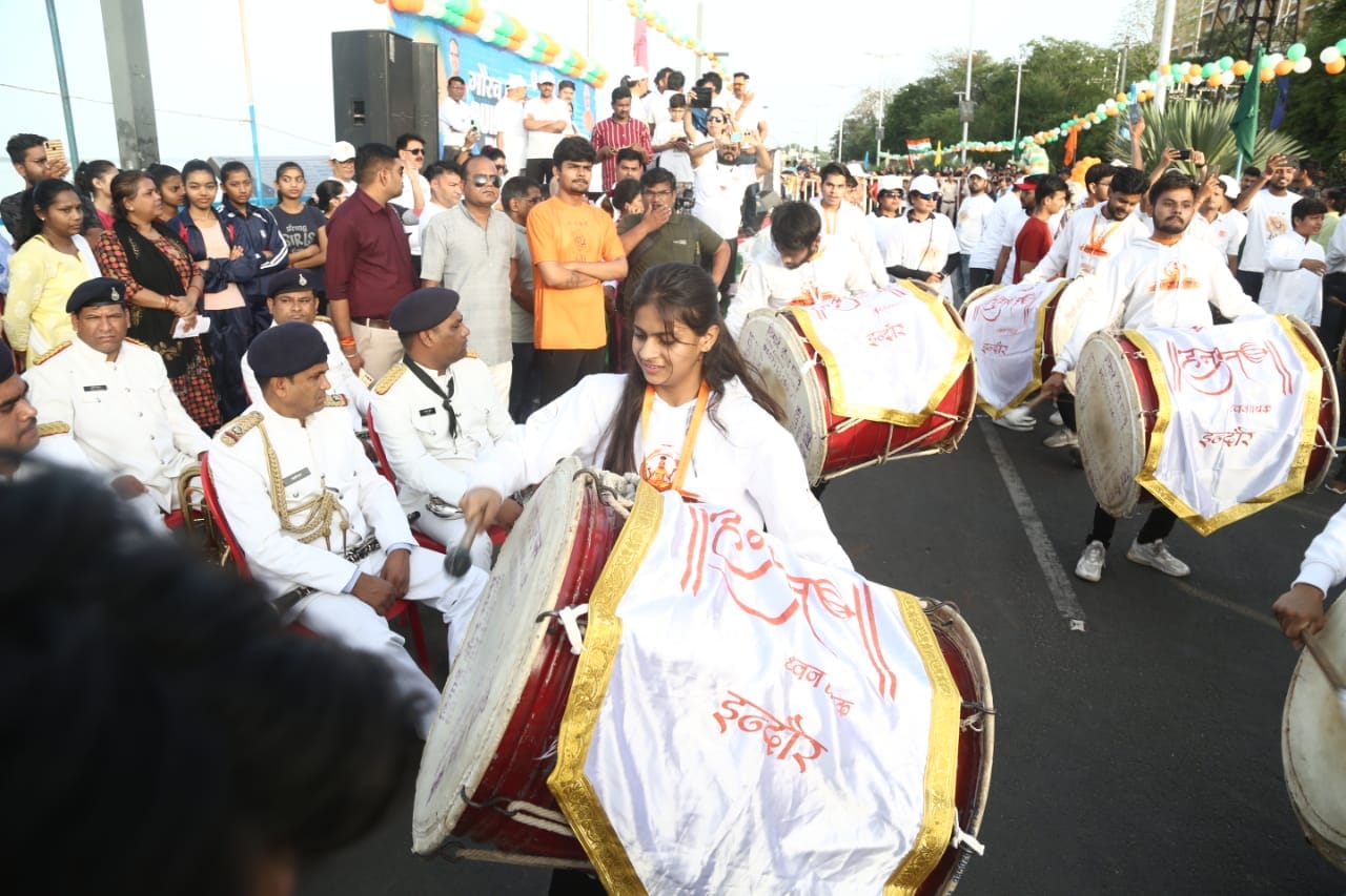 Bhopal News: CM Shivraj participated in Bhopal pride race, festive atmosphere on VIP road