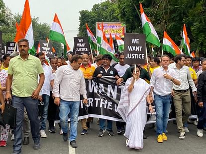 Wrestlers Protest: Mamata Banerjee came on the road in support of wrestlers