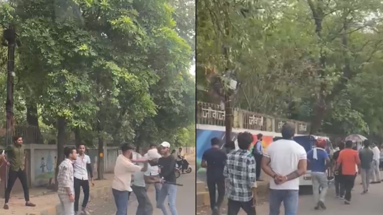 Gwalior: More than six miscreants chased and beat the young man, police is collecting information